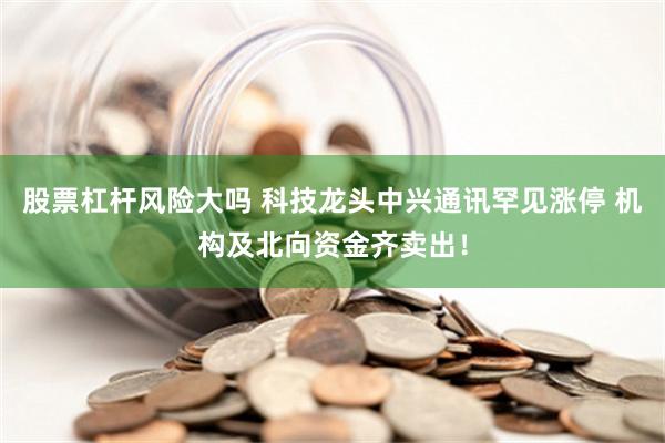 股票杠杆风险大吗 科技龙头中兴通讯罕见涨停 机构及北向资金齐卖出！